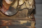 Antiker Dragon King in Bronze Ming Dynastie